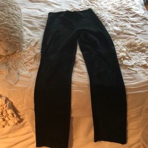 Black suede equestrian pants women’s size 6